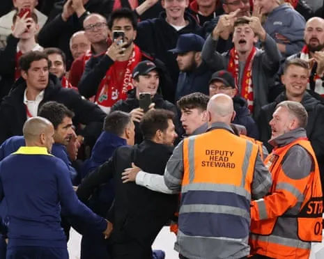 El Cholo, Liverpool's Home Ground and Some Shouting in the Stadium
